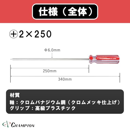 ハイカラードライバー +2×250 普通 丸軸 No.706